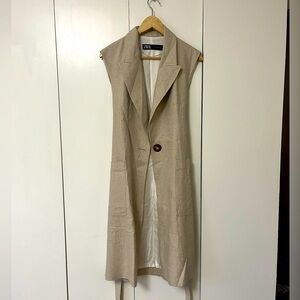 Zara Long Vest